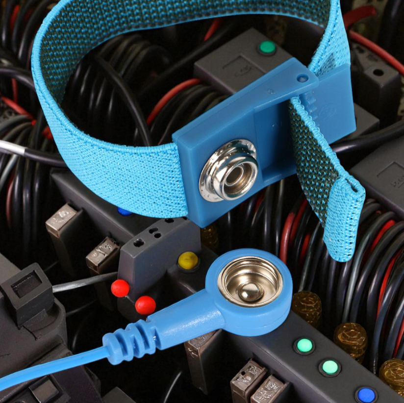 Gambar produk LEKO Anti Static Wrist Strap Tali Anti Listrik Statis 1M - ESD