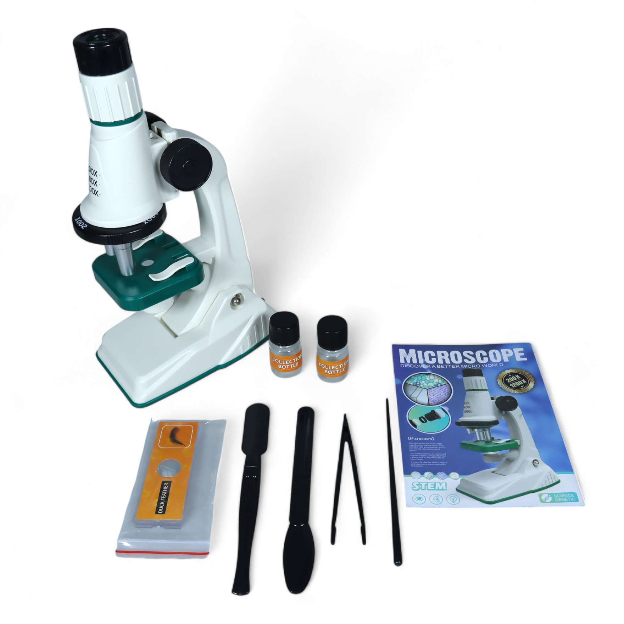 Gambar produk MICROKID Mikroskop Monokuler Edukasi Anak Pengamatan Science 1200x - SD661