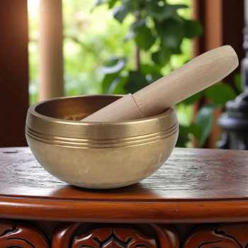 Gambar produk XIAOLANG Mangkok Tembaga Vihara Buddha Sound Bowl 9x5cm - X8