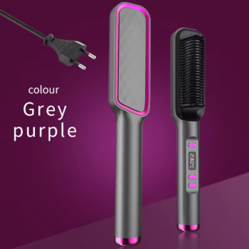 Gambar produk DUTRIEUX Sisir Catok Pelurus Rambut Hair Straightener Brush 35W - ZF-888