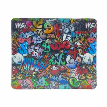 Gambar produk TaffGO Gaming Mouse Pad Street Grafitti Desk Mat 300x250x3mm - EI25