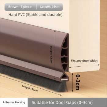 Gambar produk TIFAII Lis Penghalang Serangga Debu Bawah Pintu Door Bottom Seal 93cm - T930