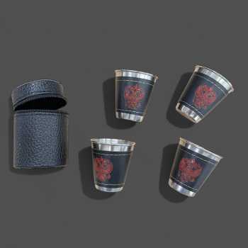 Gambar produk Set Gelas Camping Stainless Steel Travel Mug 70ml 4 PCS - MCY-66