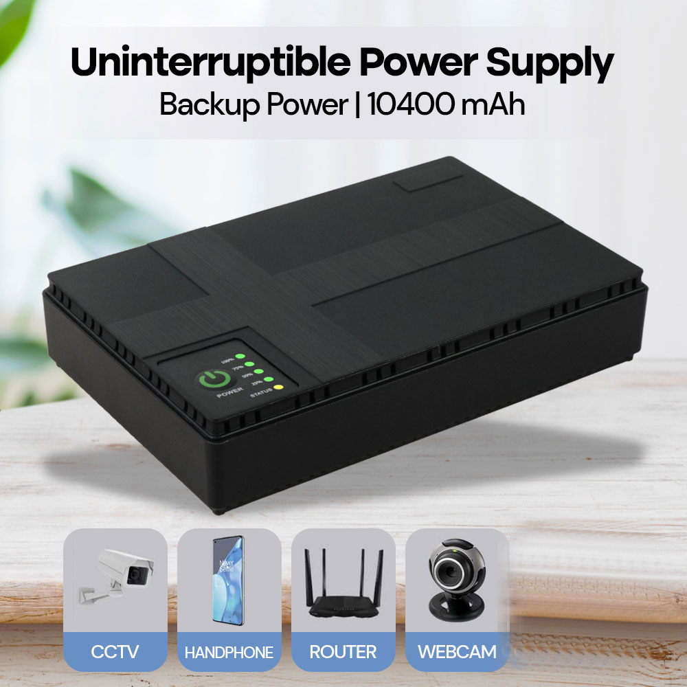 Gambar produk TTN Uninterruptible Power Supply DC UPS Router Backup Power 10400mAh - DC1018P