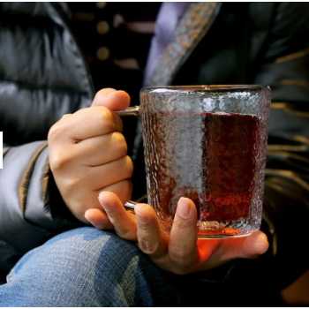 Gambar produk Rouge Gelas Teh Heat Resistant Tea Cup Glacier Hammer Pattern 270ml - INU147
