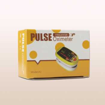 Gambar produk AIQUE Fingertip Pulse Oximeter Alat Ukur Saturasi Oksigen Darah Anak - AQ219