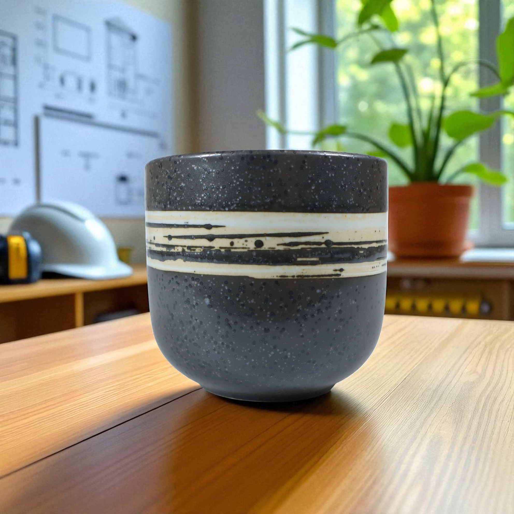 Gambar produk K-Locke Gelas Keramik Kopi Teh Japanese Style Ceramic Cup 200ml Brush - KL2