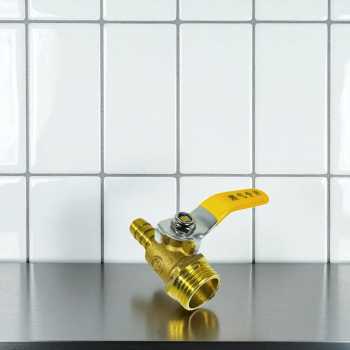 Gambar produk Slyz Katup Kontrol DN15 Handle Single Gas Valve Drat 1/2 ke 3/8 Inch - Slyz42