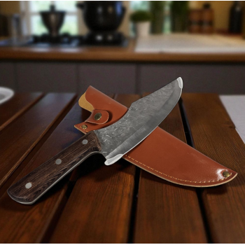 Gambar produk MOONBIFFY Pisau Daging Stainless Steel 5Cr15 Forged Butcher Knife - MCD128