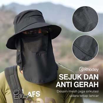 Gambar produk Rhodey Topi Rimba Outdoor Anti UV Waterproof Boonie Hat Nylon - GL012