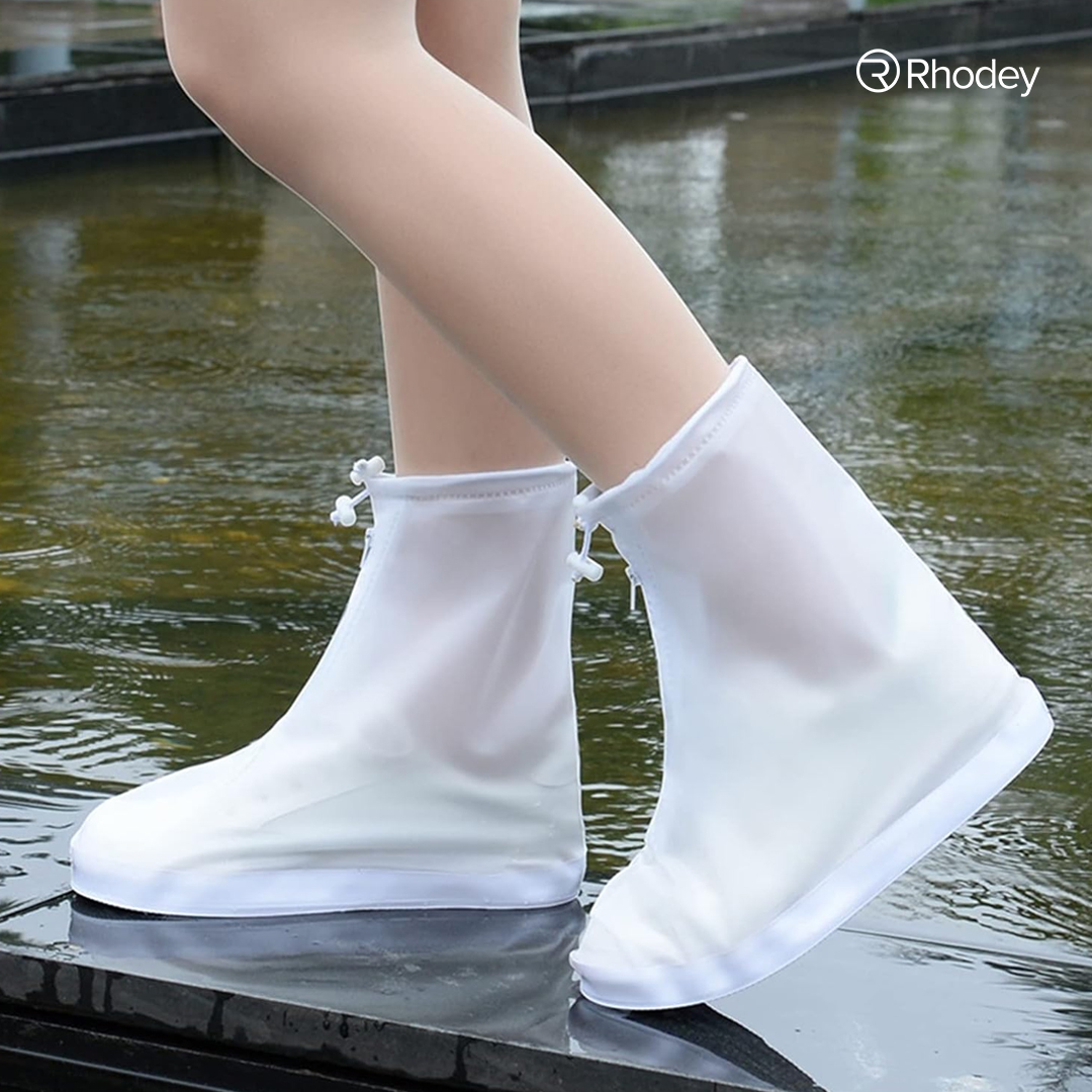 Gambar produk Rhodey Jas Hujan Sepatu Anti Air Shoes Cover PVC with Zipper XXL 44-45 - FV031