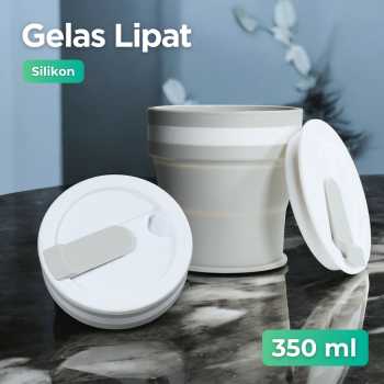 ACEBON Gelas Lipat Silikon Foldable Cup Heat Resistant 350ml - M6