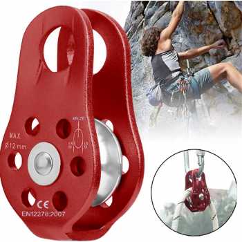 TRAVELY Katrol Kerekan Mini Swivel Pulley Stainless Steel Single Wheel - EN12278