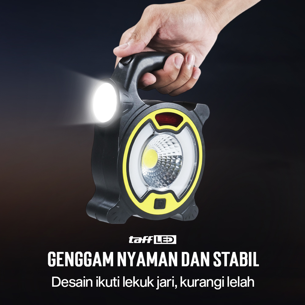 Gambar produk TaffLED Senter LED Lantera Camping COB Solar Panel Lights - TJ-329A
