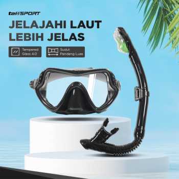 Gambar produk TaffSPORT Kacamata Selam Diving Snorkeling Tempered Glass - AS303JF