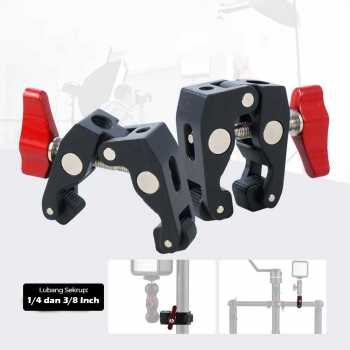 Andoer Super Clamp Magic Arm Ball Head Mount 1/4 3/8 Inch - 1420