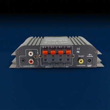 Gambar produk VODOOL Audio Amplifier HiFi Bluetooth 5.0 Stereo 4 Channel 1600W - BT-998