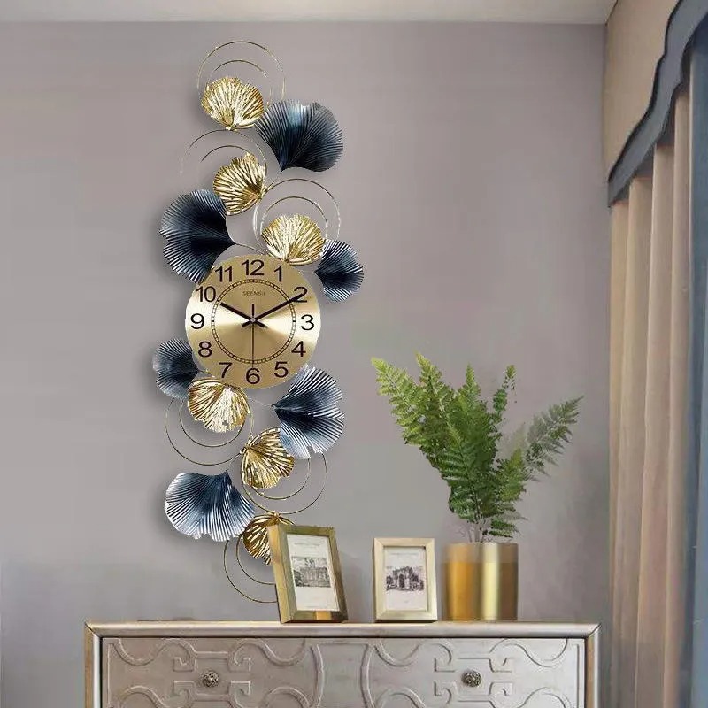 Gambar produk TaffHOME Jam Dinding Dekorasi Quartz Decoration Luxury European Style Vertikal - 2077-9135