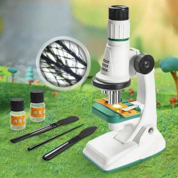 Gambar produk MICROKID Mikroskop Monokuler Edukasi Anak Pengamatan Science 1200x - SD661