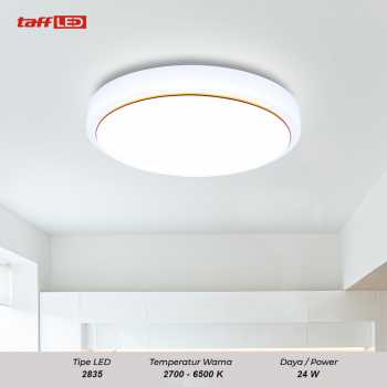 Gambar produk TaffLED Lampu LED Plafon Modern 24W 25 cm 3 in 1 Color - DZ5730
