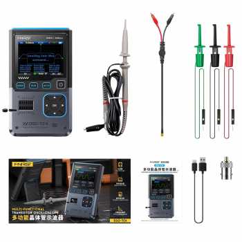 Gambar produk FNIRSI Osiloskop Digital Oscilloscope 3in1 Transistor Signal Generator - DSO-TC4