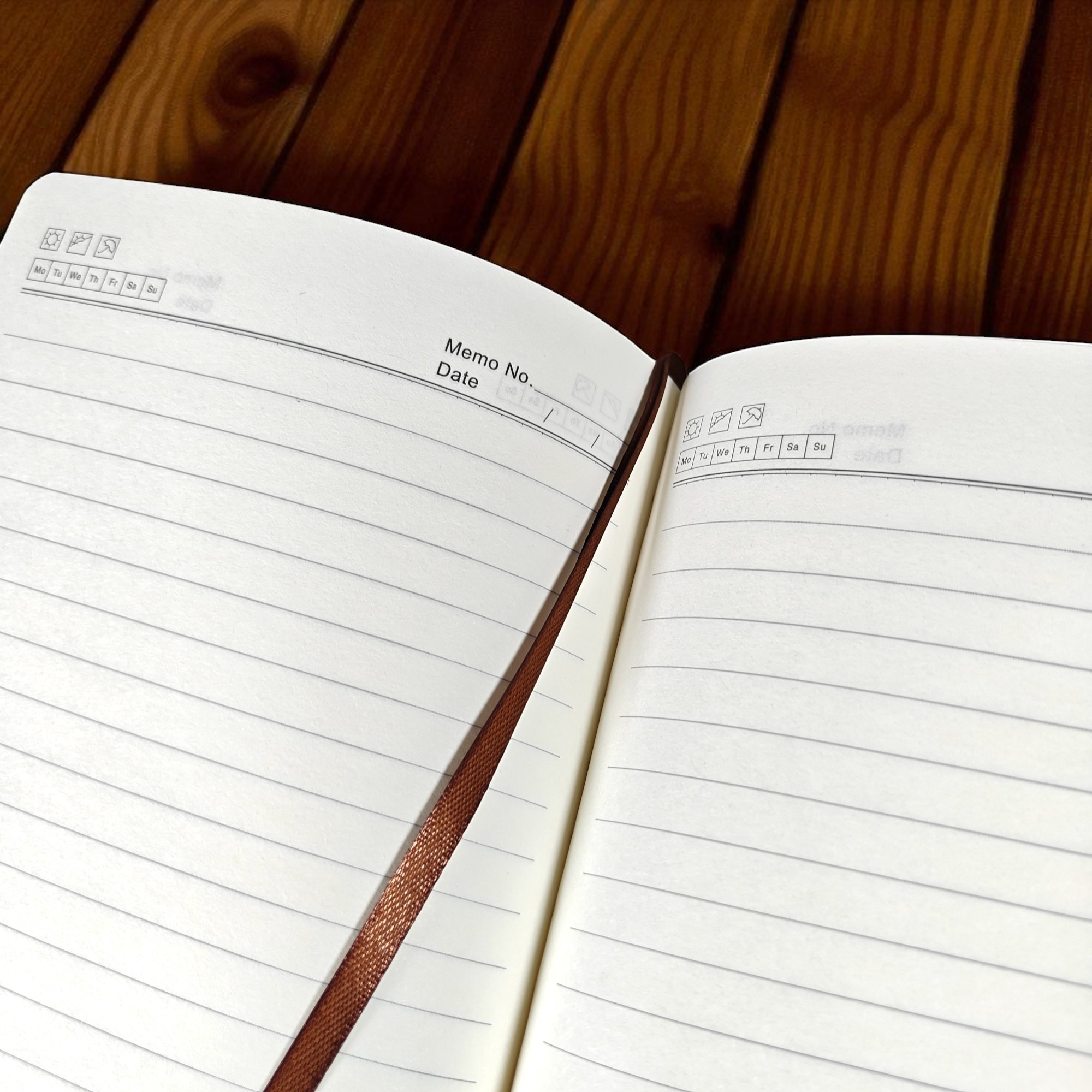 Gambar produk Toddi Buku Jurnal Leather Notebook Diary 80GSM 265 Halaman with Lock - TD-A5