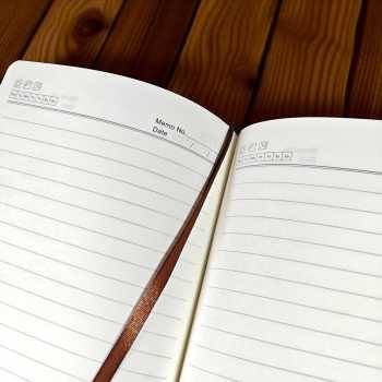 Gambar produk Toddi Buku Jurnal Leather Notebook Diary 80GSM 265 Halaman with Lock - TD-A5