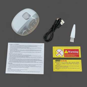 Gambar produk JesC Gunting Kuku Elektrik 2in1 Electric Nail Clipper with LED Light - CH-705