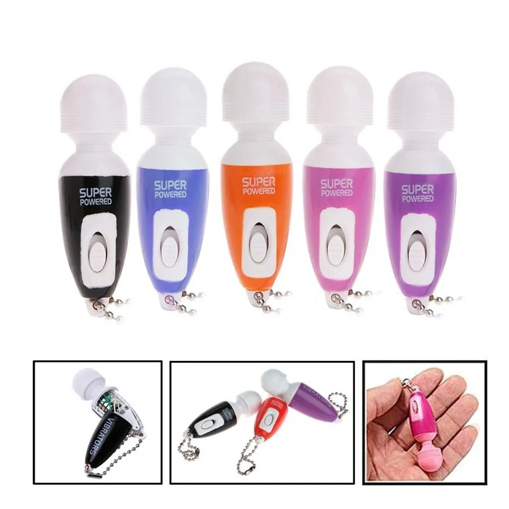 Gambar produk C33 Alat Pijat Tubuh Elektrik Mini Vibrator Massage Stick Keychain - RZL-236