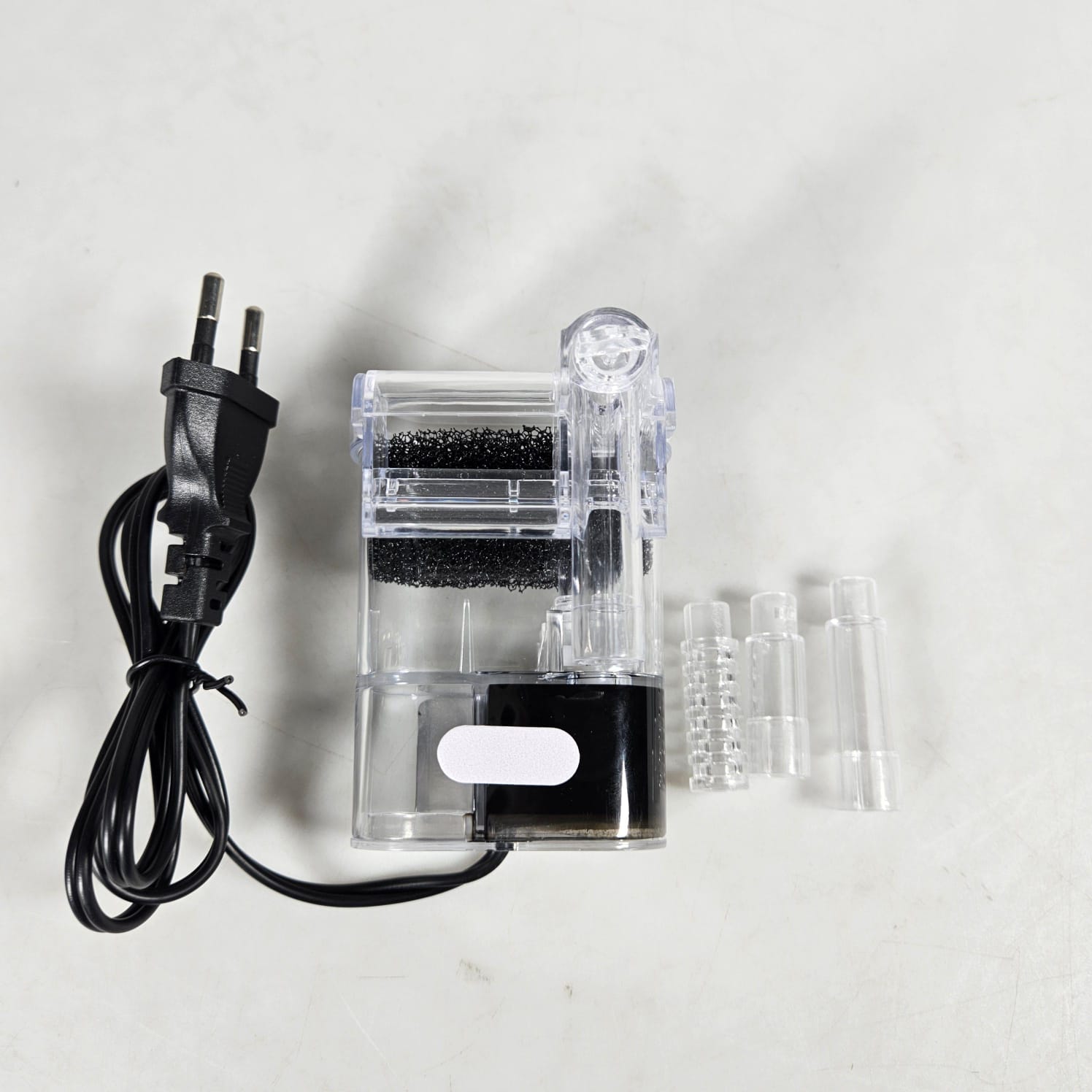 Gambar produk QUANLONG Mini Mounted Fish Tank Waterfall Filter EU Plug 2.5W 220V - QL-400