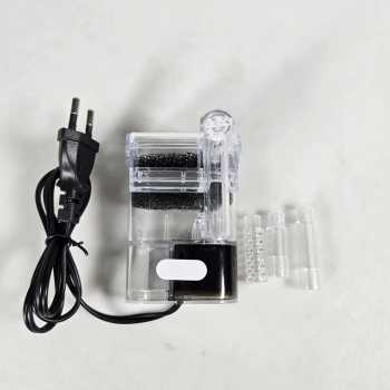 Gambar produk QUANLONG Mini Mounted Fish Tank Waterfall Filter EU Plug 2.5W 220V - QL-400