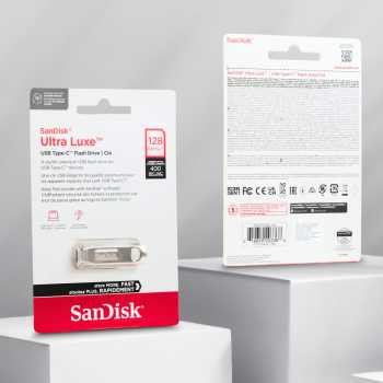 Gambar produk SanDisk Ultra Luxe Flashdisk USB Type C 3.2 Gen 1 128GB - SDCZ75