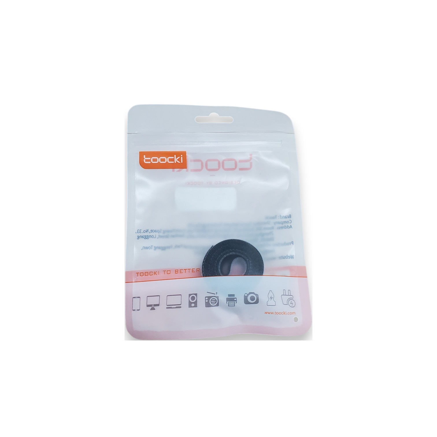 Gambar produk Toocki Pengikat Kabel Velcro Strap Organizer Wire Winder Tearable 1M - TZDYX-YJ01/YJA01YJC01