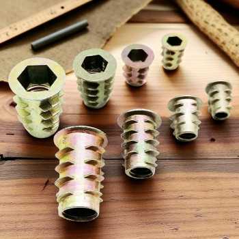 Gambar produk FMA Mur Ulir Zinc Alloy Rivet Nuts with Inner Outer Teeth 6mm 50PCS - F-50M6
