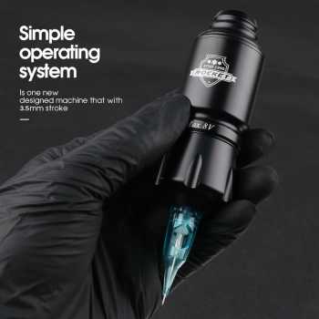 Gambar produk JUN.M Mini Tattoo Pen Stroke 3.5mm RCA Aluminium Alloy 1200mAh - J120