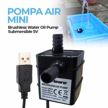 Gambar produk Taffware Pompa Air Mini USB Brushless Water Oil Pump Submersible 5V - QR30A