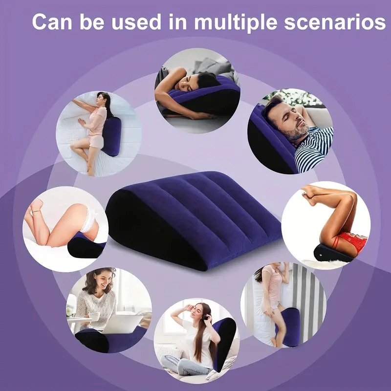 Gambar produk TOUGHAGE Bantal Angin Triangle Inflatable Pillow - PF3101