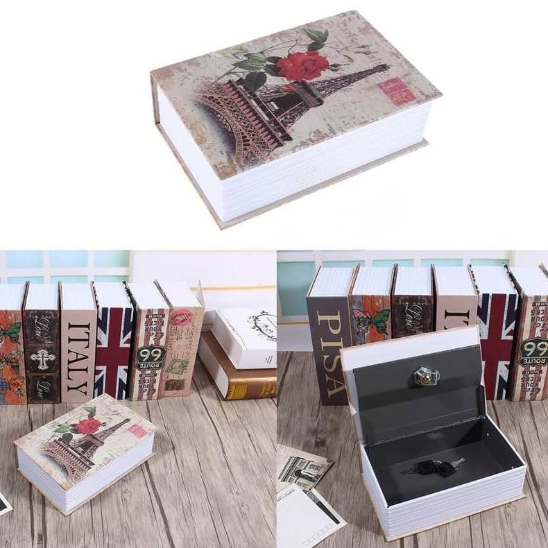 Gambar produk HOMESAFE Kotak Buku Novel Hidden Security Box Book Key Lock Size S - KBS-801