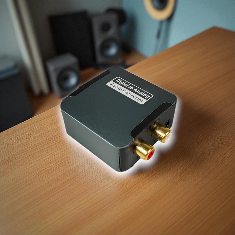 Gambar produk TOSY Konverter Audio Digital to Analog Coaxial Toslink to RCA - TO220