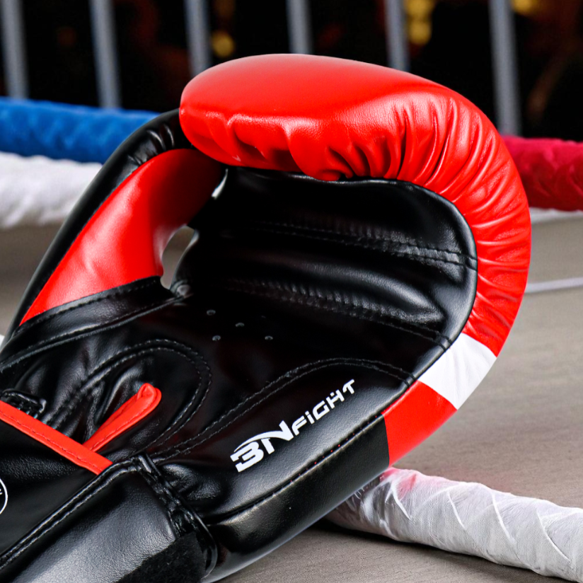 Gambar produk BN Fight Sarung Tangan Tinju Boxing Muay Thai Leather Glove Breathable 10oz - BNST-1601