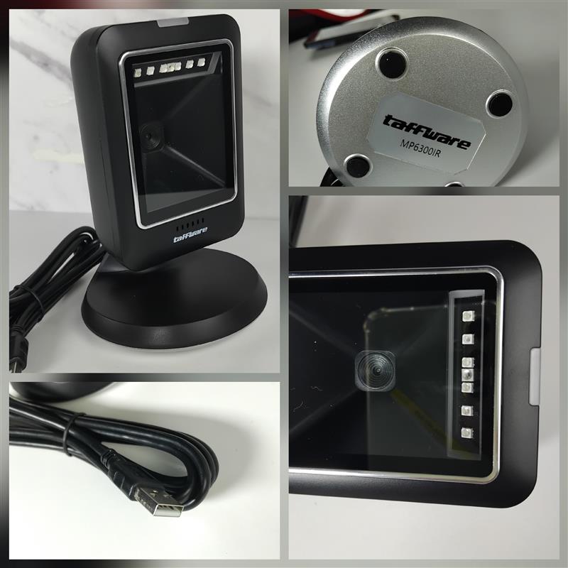 Gambar produk Taffware Desktop Barcode Scanner Portable USB 1D 2D QR - MP6300IR