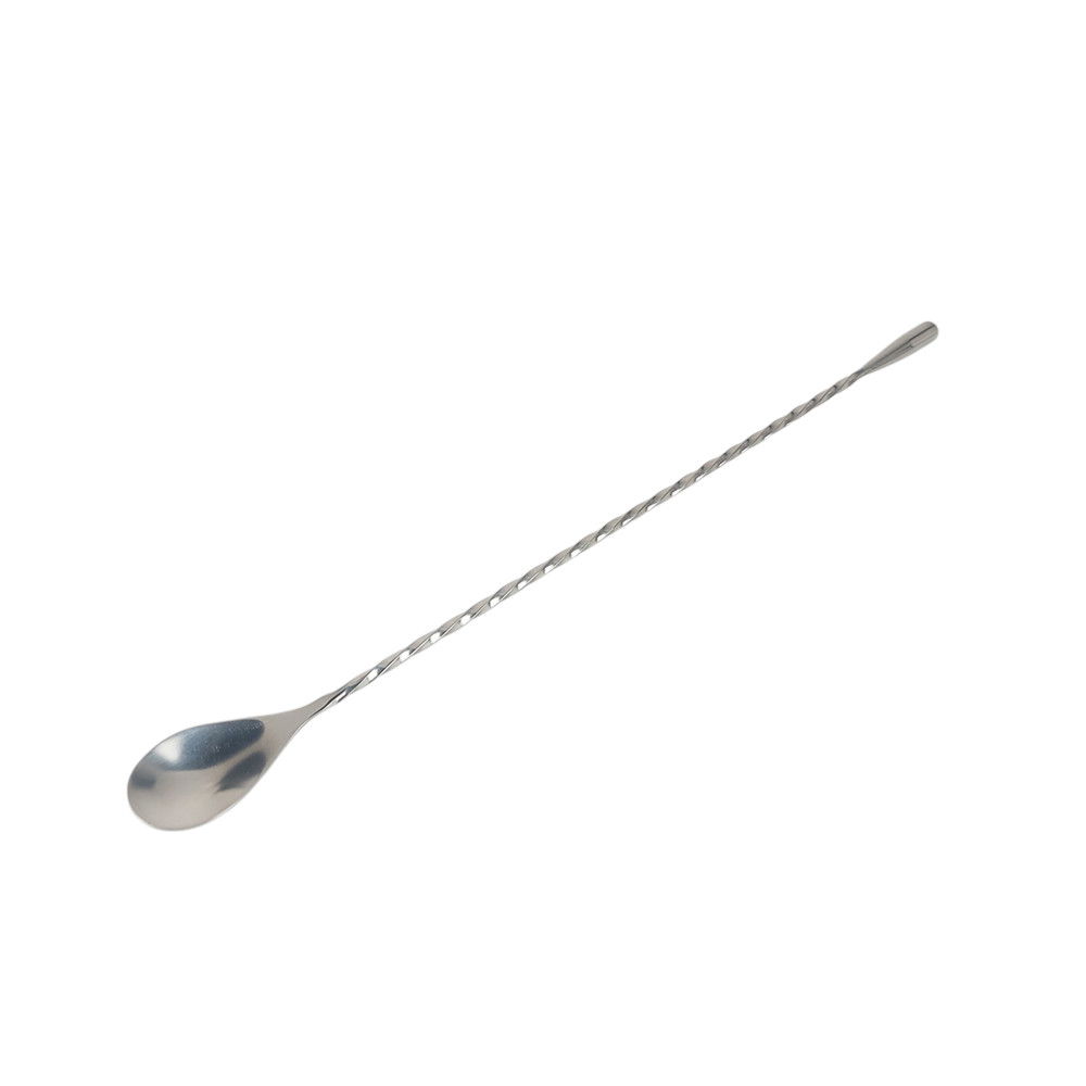 Gambar produk BalmyDays Long Bar Spoon Cocktail Sendok Pengaduk Panjang 30.2cm - BD16