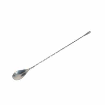 Gambar produk BalmyDays Long Bar Spoon Cocktail Sendok Pengaduk Panjang 30.2cm - BD16