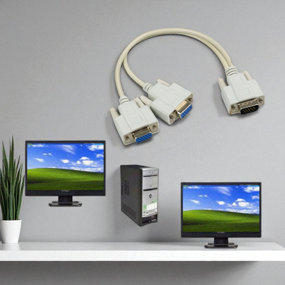 Gambar produk Kabel Percabangan VGA to Dual VGA Output - CB2584