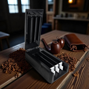 Gambar produk VN Alat Pembuat Rokok Manual Tobacco Roller Injector 84mm 3 Tabung - YN-18