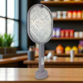 CLAIRIO Raket Nyamuk Elektrik 2in1 Mosquito Killer 450mAh 2700V - CR-3