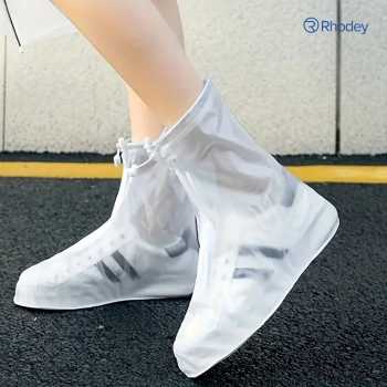 Gambar produk Rhodey Jas Hujan Sepatu Anti Air Shoes Cover PVC with Zipper XXL 44-45 - FV031