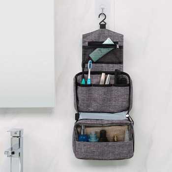 Gambar produk QEHIIE Hanging Travel Bag Folding Organizer Tas Lipat Multi Layer - QE24