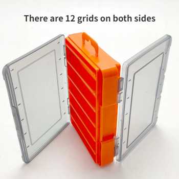 Gambar produk ZUHE Kotak Perkakas Kail Pancing Tackle Box Double Side 12 Grid - ZU012