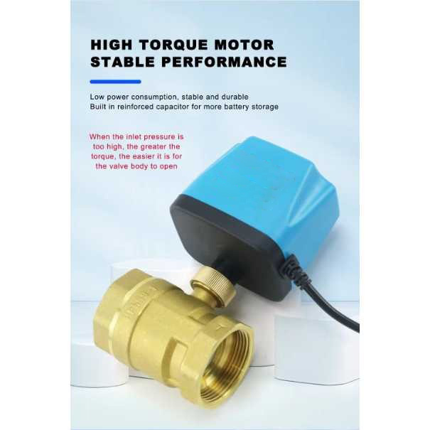 Gambar produk GRT Solenoid Valve Two Way Ball Brass Normally Close 220V 3/4 Inch - BTQ2024-H50